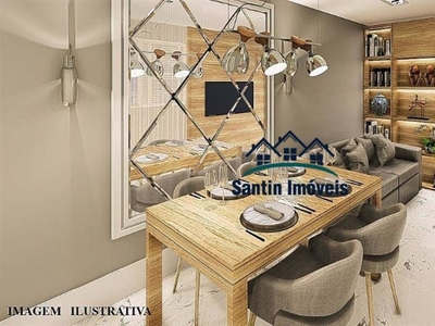 Apartamento em Campestre, Santo André/SP de 66m² 2 quartos à venda por R$ 409.000,00