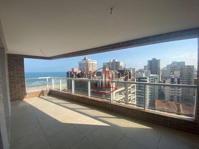 Apartamento em Campo da Aviação, Praia Grande/SP de 113m² 3 quartos à venda por R$ 859.000,00