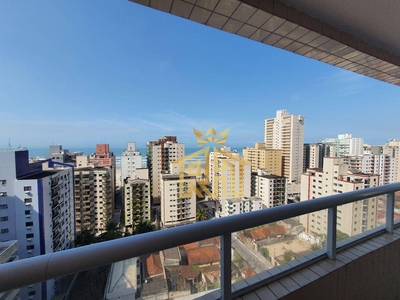 Apartamento em Campo da Aviação, Praia Grande/SP de 118m² 3 quartos à venda por R$ 599.000,00