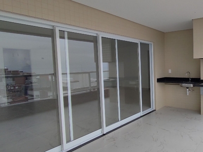Apartamento em Campo da Aviação, Praia Grande/SP de 147m² 3 quartos à venda por R$ 834.000,00