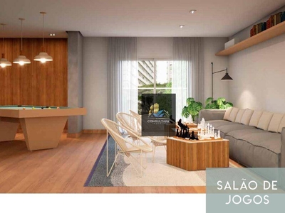 Apartamento em Campo da Aviação, Praia Grande/SP de 54m² 1 quartos à venda por R$ 370.000,00