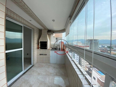Apartamento em Campo da Aviação, Praia Grande/SP de 55m² 1 quartos à venda por R$ 296.000,00