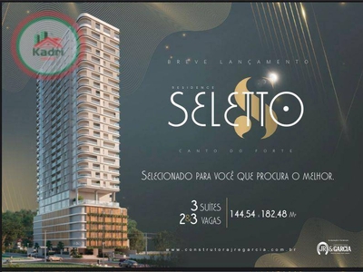 Apartamento em Canto do Forte, Praia Grande/SP de 175m² 3 quartos à venda por R$ 1.882.216,81