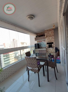 Apartamento em Canto do Forte, Praia Grande/SP de 92m² 3 quartos à venda por R$ 579.000,00