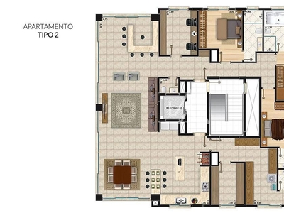 Apartamento em Centro, Passo Fundo/RS de 289m² 3 quartos à venda por R$ 1.979.000,00