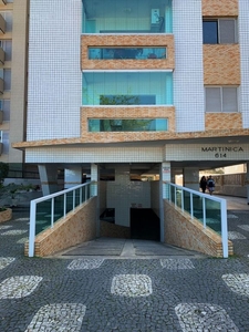 Apartamento em Centro, São Vicente/SP de 64m² 1 quartos para locação R$ 2.500,00/mes