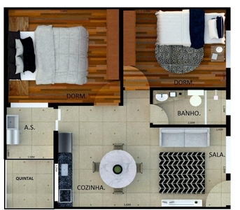 Apartamento em Chácara Belenzinho, São Paulo/SP de 45m² 2 quartos à venda por R$ 278.000,00