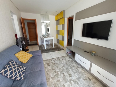 Apartamento em Cidade Ocian, Praia Grande/SP de 61m² 1 quartos à venda por R$ 393.500,00