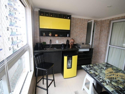Apartamento em Cidade Ocian, Praia Grande/SP de 71m² 2 quartos à venda por R$ 452.000,00
