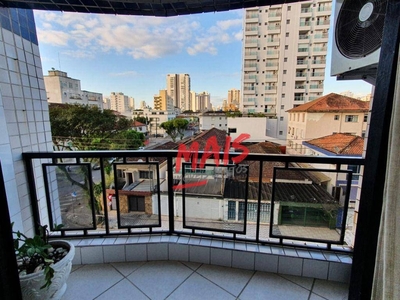 Apartamento em Embaré, Santos/SP de 113m² 2 quartos à venda por R$ 559.000,00