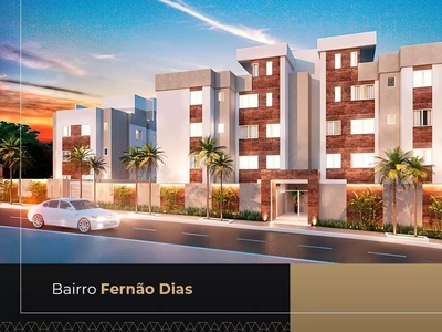 Apartamento em Fernão Dias, Belo Horizonte/MG de 50m² 2 quartos à venda por R$ 277.640,00
