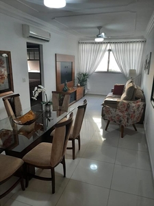 Apartamento em Gonzaga, Santos/SP de 140m² 3 quartos à venda por R$ 554.000,00