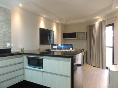 Apartamento em Gonzaga, Santos/SP de 44m² 1 quartos para locação R$ 5.000,00/mes