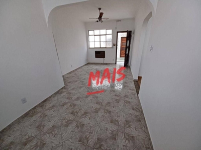 Apartamento em Gonzaga, Santos/SP de 75m² 2 quartos à venda por R$ 404.000,00