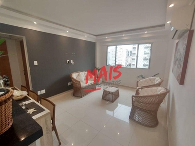 Apartamento em Gonzaga, Santos/SP de 98m² 2 quartos à venda por R$ 479.000,00