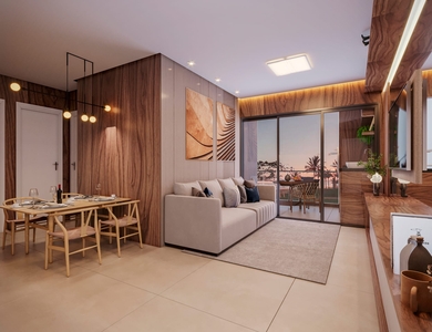 Apartamento em Itaguá, Ubatuba/SP de 67m² 2 quartos à venda por R$ 383.504,00