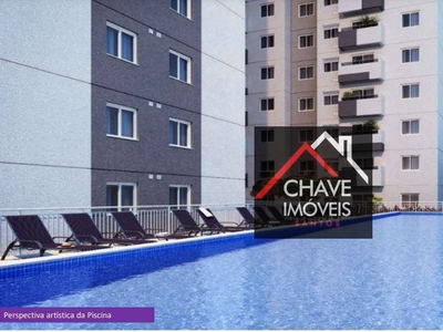 Apartamento em Jabaquara, Santos/SP de 48m² 2 quartos à venda por R$ 281.000,00