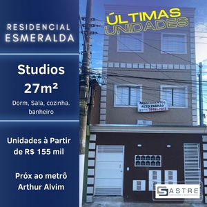 Apartamento em Jardim Coimbra, São Paulo/SP de 27m² 1 quartos à venda por R$ 159.110,00