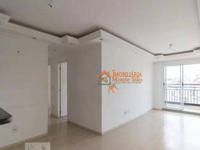 Apartamento em Jardim Flor da Montanha, Guarulhos/SP de 83m² 3 quartos à venda por R$ 498.000,00