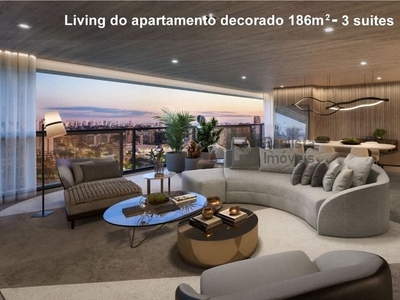 Apartamento em Jardim Fonte do Morumbi, São Paulo/SP de 186m² 4 quartos à venda por R$ 2.491.280,00