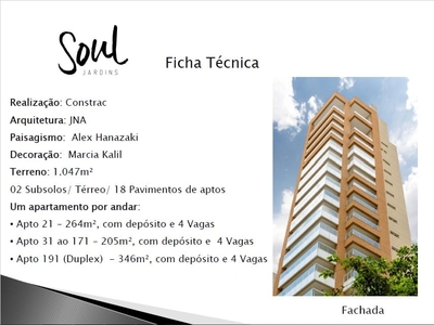 Apartamento em Jardim Paulista, São Paulo/SP de 2055m² 3 quartos à venda por R$ 4.949.000,00