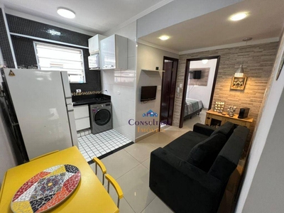 Apartamento em José Menino, Santos/SP de 38m² 1 quartos à venda por R$ 279.000,00