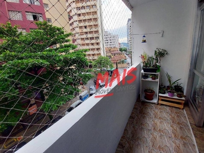 Apartamento em José Menino, Santos/SP de 92m² 2 quartos à venda por R$ 294.000,00