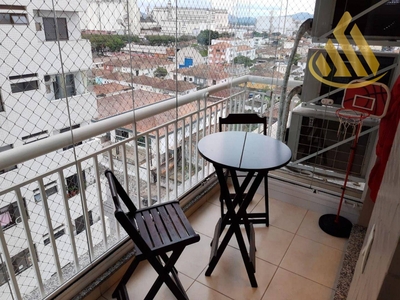 Apartamento em Macuco, Santos/SP de 81m² 3 quartos à venda por R$ 579.000,00