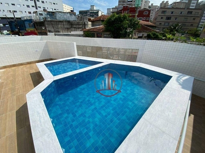 Apartamento em Nova Mirim, Praia Grande/SP de 57m² 2 quartos à venda por R$ 298.000,00