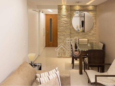 Apartamento em Piratininga, Niterói/RJ de 65m² 2 quartos à venda por R$ 439.000,00