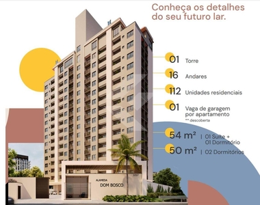 Apartamento em São João, Itajaí/SC de 54m² 2 quartos à venda por R$ 449.000,00