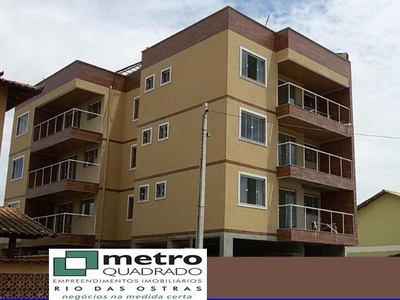 Apartamento em Terra Firme, Rio das Ostras/RJ de 75m² 2 quartos à venda por R$ 249.000,00