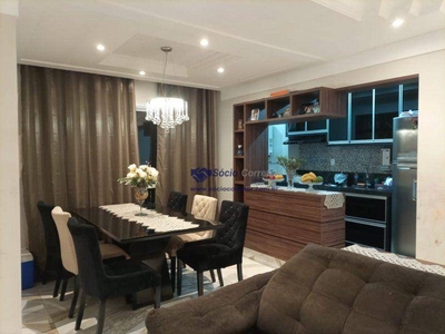 Apartamento em Vila Augusta, Guarulhos/SP de 91m² 3 quartos à venda por R$ 739.000,00