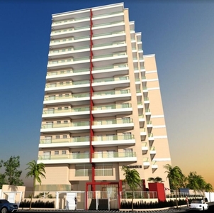 Apartamento em Vila Caiçara, Praia Grande/SP de 52m² 1 quartos à venda por R$ 249.000,00