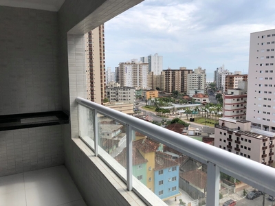 Apartamento em Vila Caiçara, Praia Grande/SP de 74m² 2 quartos à venda por R$ 383.430,00