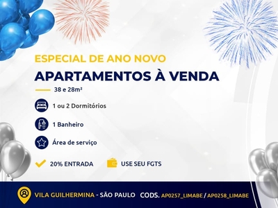 Apartamento em Vila Granada, São Paulo/SP de 28m² 1 quartos à venda por R$ 179.000,00
