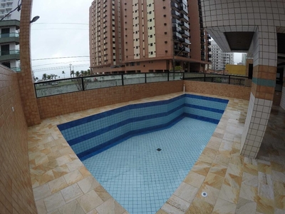 Apartamento em Vila Guilhermina, Praia Grande/SP de 104m² 3 quartos à venda por R$ 479.000,00