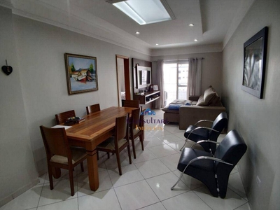 Apartamento em Vila Guilhermina, Praia Grande/SP de 116m² 3 quartos à venda por R$ 622.000,00