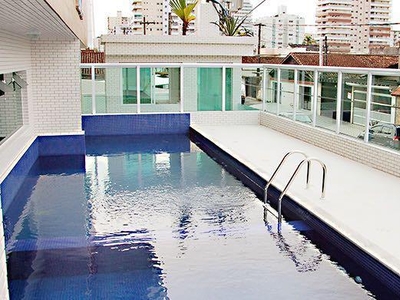 Apartamento em Vila Guilhermina, Praia Grande/SP de 131m² 3 quartos à venda por R$ 539.000,00