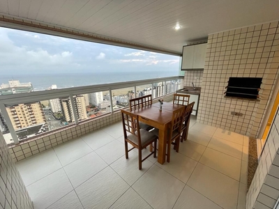 Apartamento em Vila Guilhermina, Praia Grande/SP de 142m² 3 quartos à venda por R$ 989.000,00