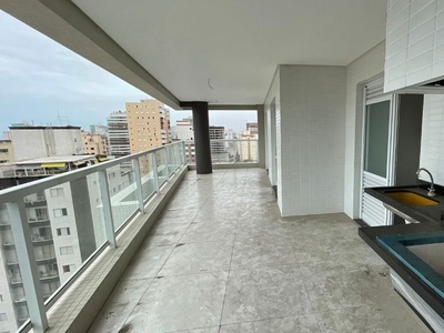 Apartamento em Vila Guilhermina, Praia Grande/SP de 148m² 3 quartos à venda por R$ 949.000,00