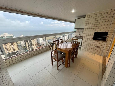 Apartamento em Vila Guilhermina, Praia Grande/SP de 154m² 3 quartos à venda por R$ 989.000,00