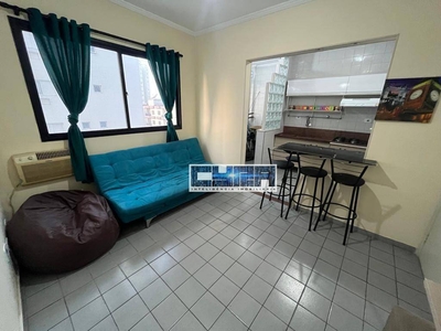 Apartamento em Vila Guilhermina, Praia Grande/SP de 49m² 1 quartos à venda por R$ 194.000,00
