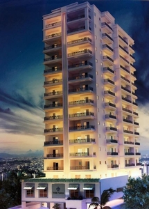 Apartamento em Vila Guilhermina, Praia Grande/SP de 52m² 1 quartos à venda por R$ 266.000,00
