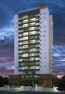Apartamento em Vila Guilhermina, Praia Grande/SP de 59m² 1 quartos à venda por R$ 449.000,00