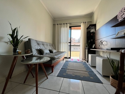 Apartamento em Vila Guilhermina, Praia Grande/SP de 62m² 1 quartos à venda por R$ 319.000,00