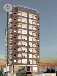 Apartamento em Vila Guilhermina, Praia Grande/SP de 64m² 2 quartos à venda por R$ 375.000,00