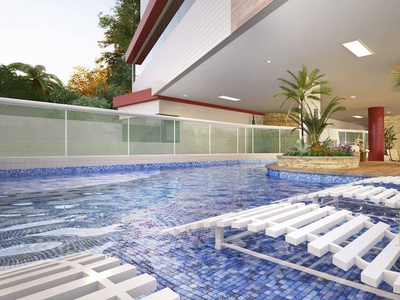 Apartamento em Vila Guilhermina, Praia Grande/SP de 65m² 2 quartos à venda por R$ 486.500,00