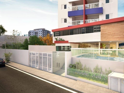 Apartamento em Vila Guilhermina, Praia Grande/SP de 67m² 2 quartos à venda por R$ 468.000,00