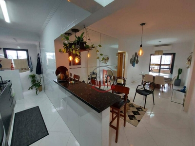 Apartamento em Vila Guilhermina, Praia Grande/SP de 73m² 2 quartos à venda por R$ 424.000,00